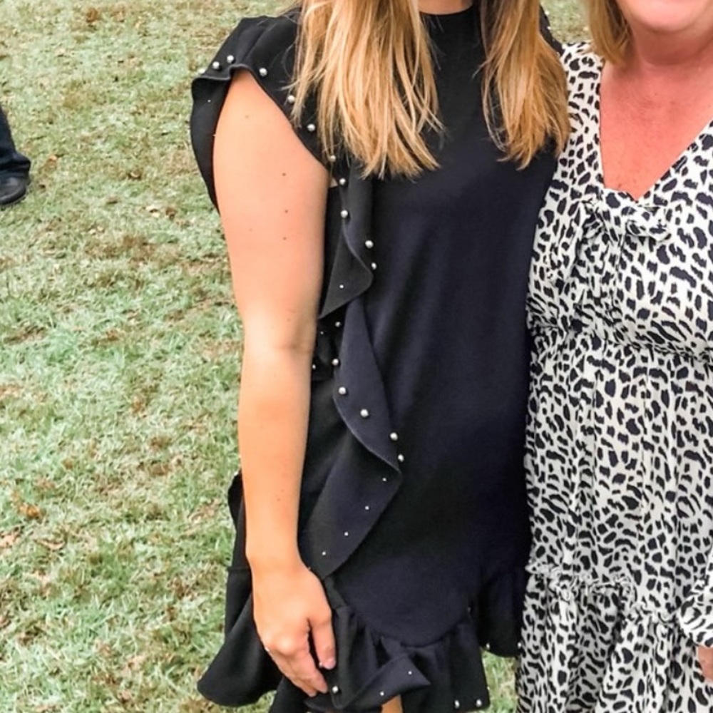 TCEC Black Ruffle Dress